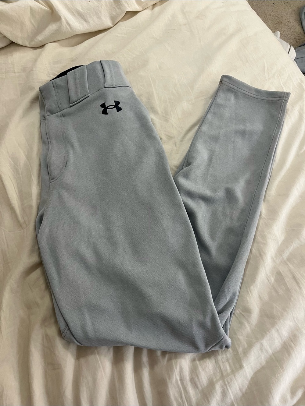 Under Armour Light Gray Baseball Pants